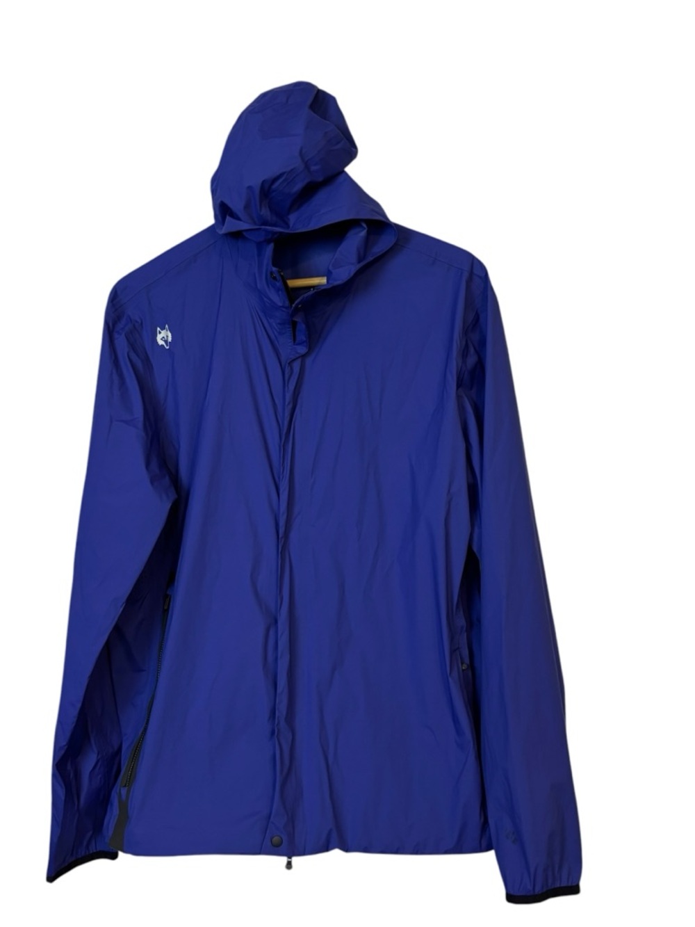 Greyson Golf Trail Wolf Hooded Lightweight Full Zip Windbreaker Jacket Sz L